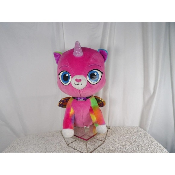 Fun Rise Multicolor Rainbow Butterfly Unicorn Kitty Felicity Huggable Plush Toy - Picture 1 of 9